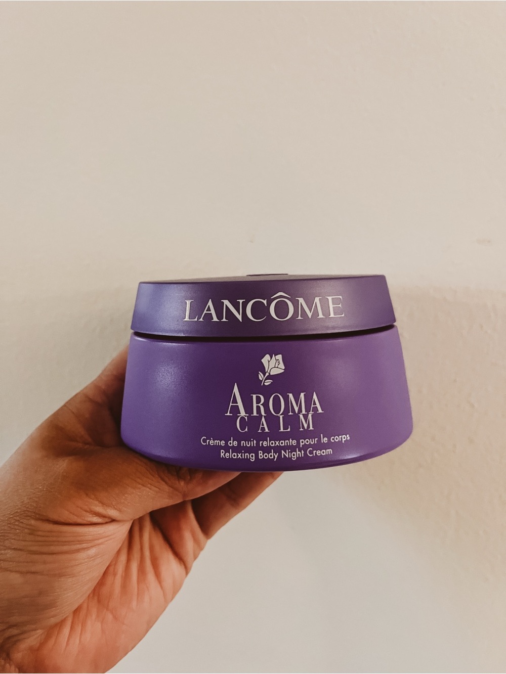 Rare Lancôme Calm Aroma relaxing night body cream